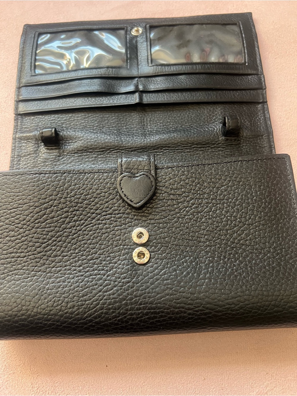 Brighton Brown and Black Leather Clutch Wallet - Picture 8 of 8
